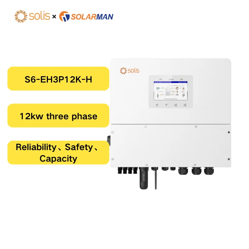 Solis hybrid inverter S6-EH3P12K-H Solar Inverter High Efficiency Product for Solar Systems