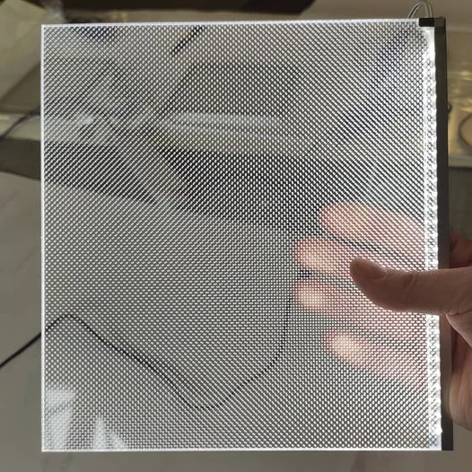 Factory custom lumisheet edge-lit high brightness quality LED backlighting light panel for display stand/showcase/onyx stone