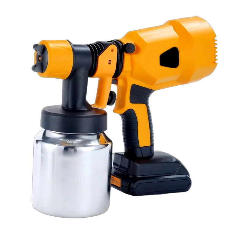 Portable 21V Cordless Wireless Lithium Battery Power Sprayer Multi-Function Electric Handheld Paint Spray Gun DIY 18V Version