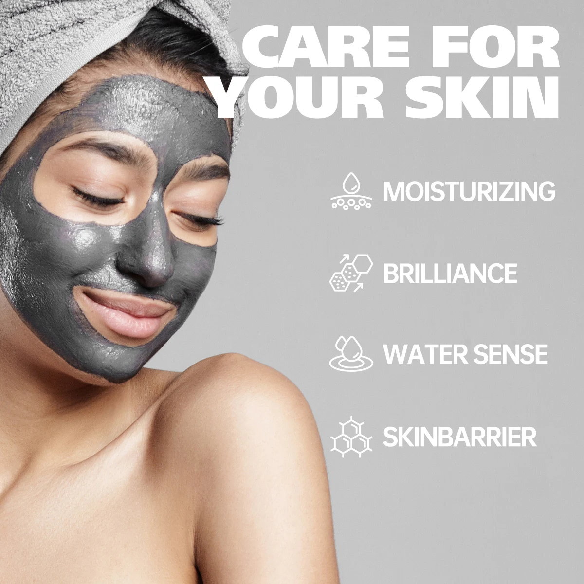 Hllozzi 50g Wholesalers Skin Care Dead Sea Mud Cleaning For Face And Body Acne Treatmeant Moisturizing Facial Mask Mud Clay Mask