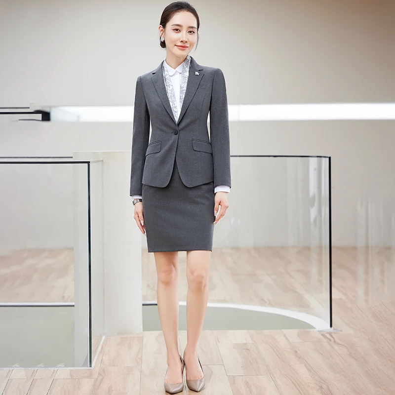 High Quality Slim V-Neck Blazer Newly Designed Wool Elegant Slim Business Suits For Men And Women