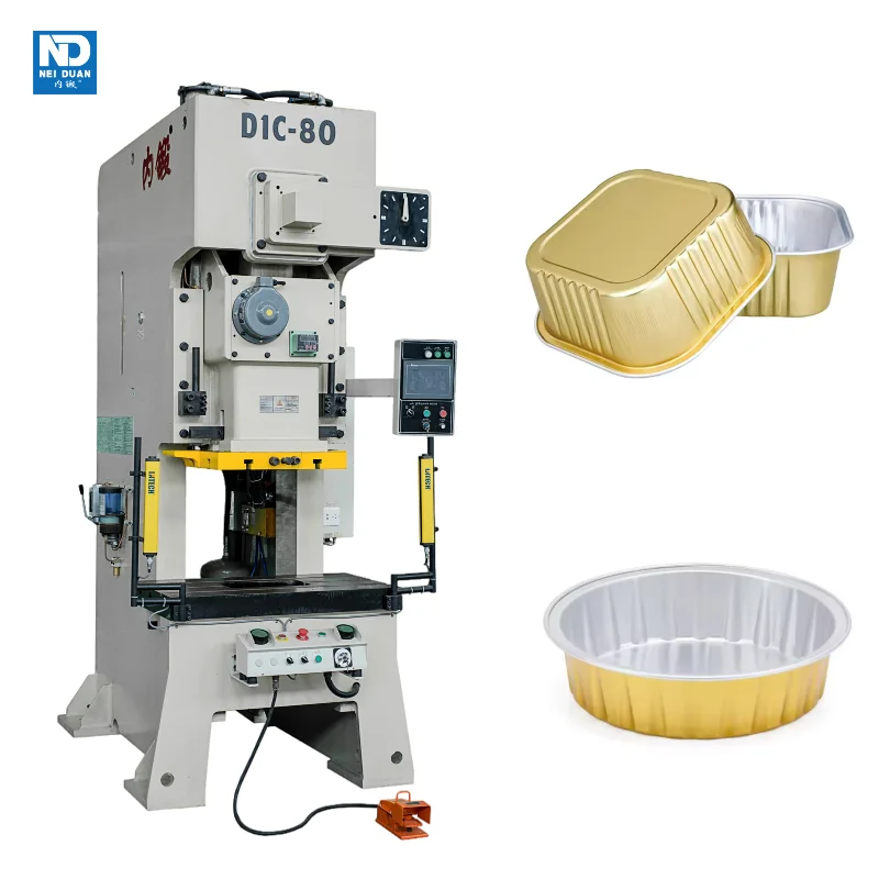 Stainless Dome Cup Punching Machine And Aluminum Dishes/Containers Production Line