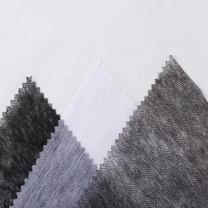 
100% polyester nonwoven interlining for garments interlining dot fuse flower dot A6701 bangladesh 