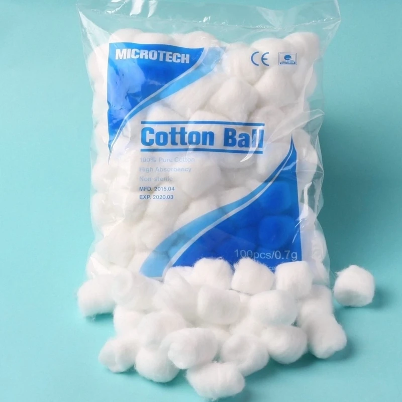 Wholesale factory specializing dental medical cotton wool balls disposable cotton ball