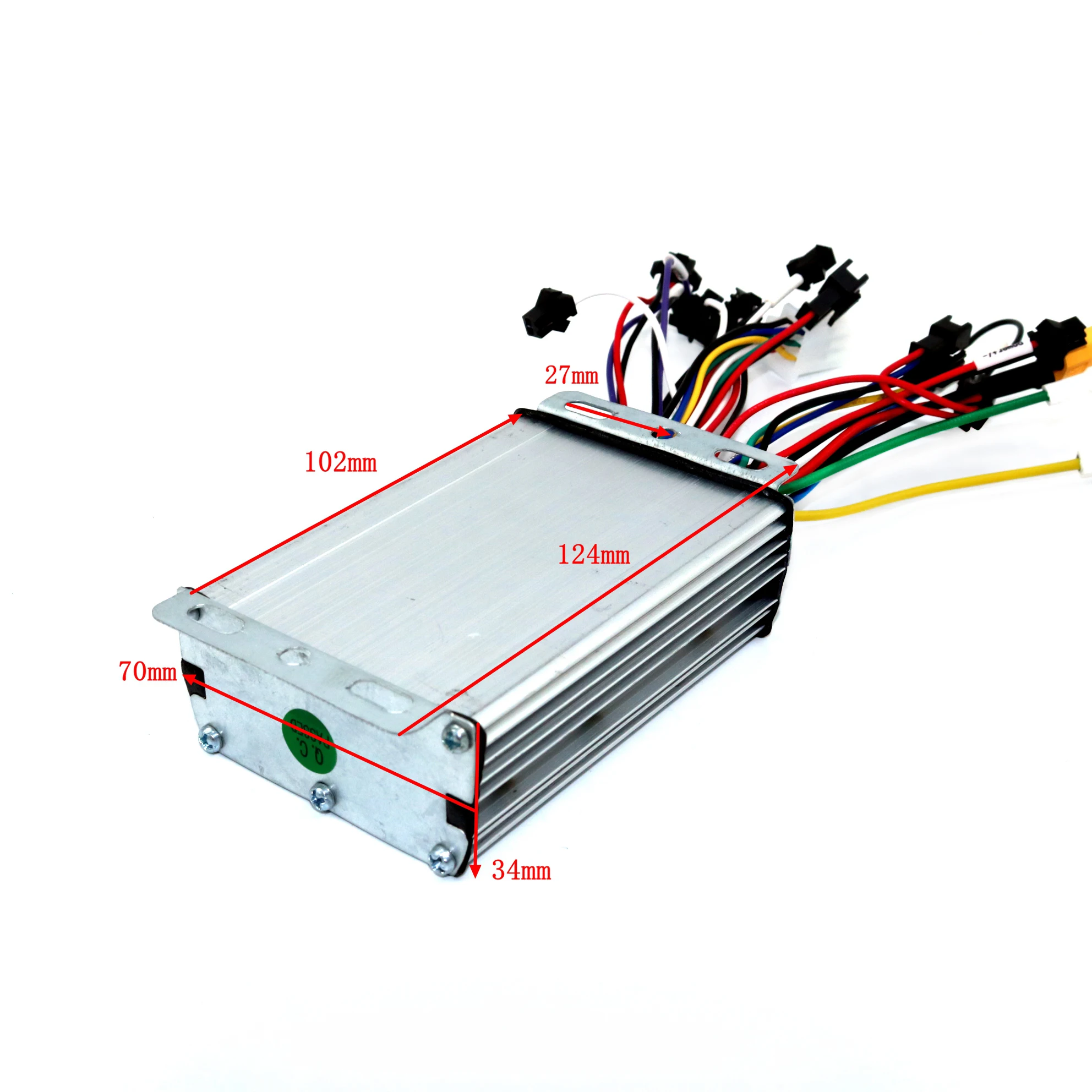 Zuncontrol шесть МОП-36V/48V/52V/60V 500W 25A BLDC Электрический ccooter контроллер и GT-100 ЖК-дисплей один