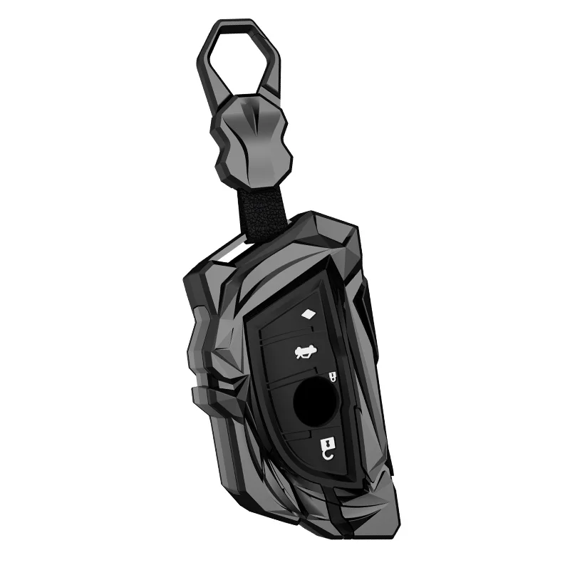 Metal Car Key Shell Cover Case Fob For BMW Mini Cooper F55 F56 F57 F54 F60 Keyless Holder Bag Auto Accessories