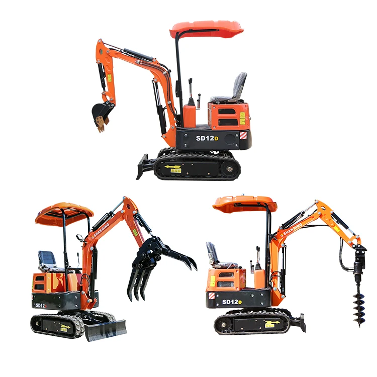 Chinese Digger Mini Excavator 1 Ton Earth moving Machinery Mini Digger Hydraulic Crawler Mini Excavators Price