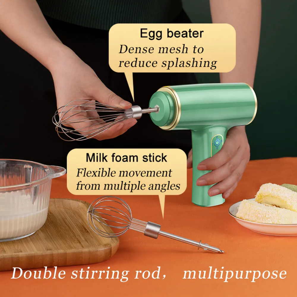 electronic Egg Shaker Machine Egg Mixer Kitchen Egg Tools Creative Metal Customized Logo Room Milk Food whisk