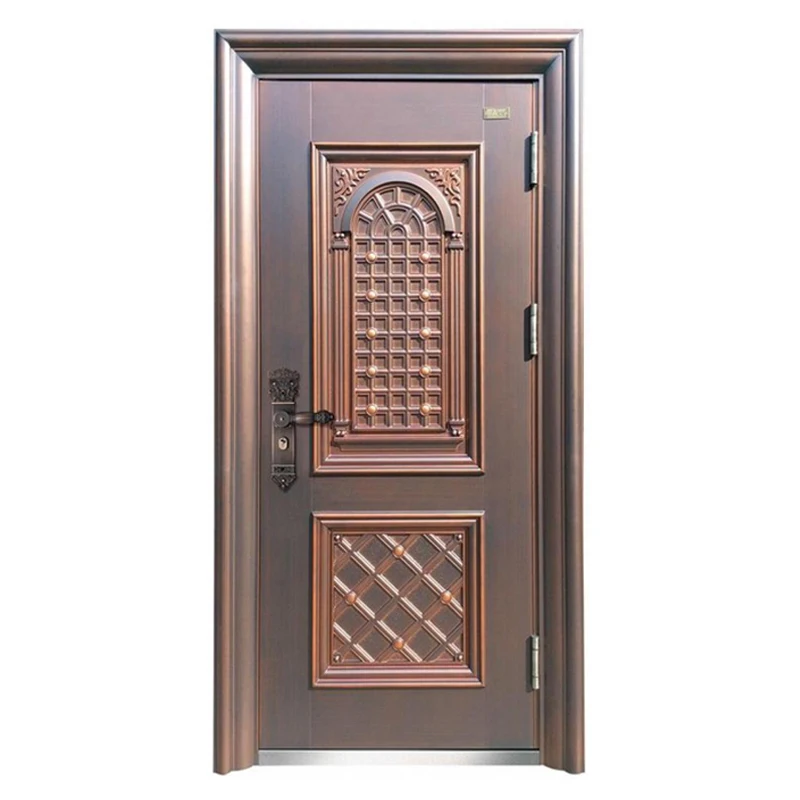 Promotion Prices Main Door Design Hot Dip Galvanized Steel Door Entrance Door