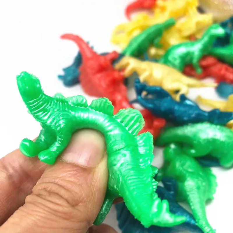 Promotion Squishy Stress Toy TPR Soft Rubber Dinosaur Stretchy String Toy