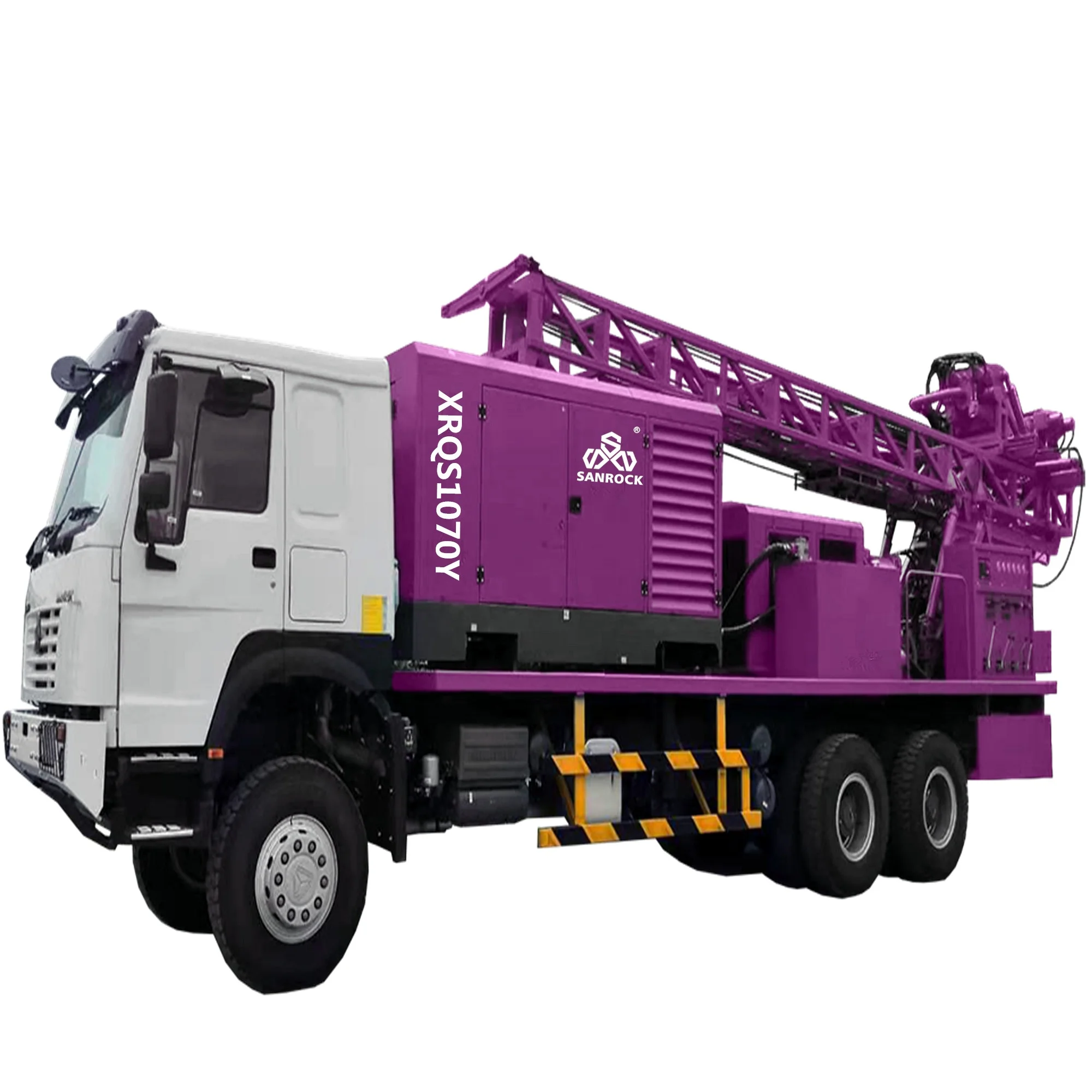 Truck Mounted Water Well Drilling Machine Hydraulic Deep Water Well Drilling Rig With Mud Pump