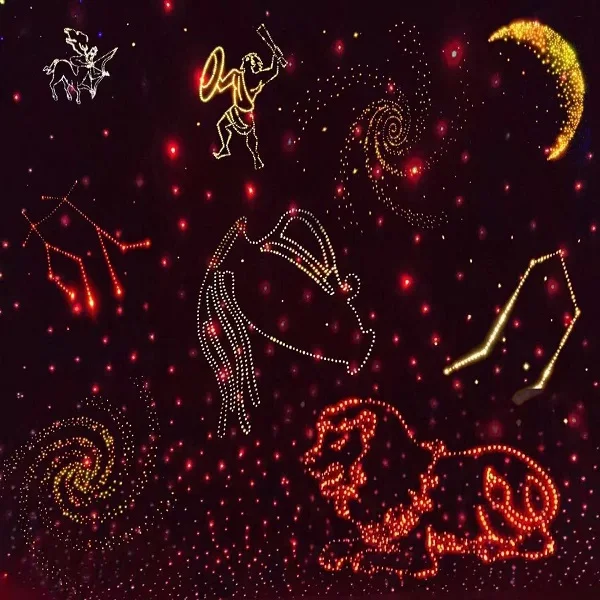 LED Fiber Optic Light Panel Starry Sky Panel Star Light 60*60cm Polyester Acoustic Board LED Twinkle Shooting Star For Home Deco