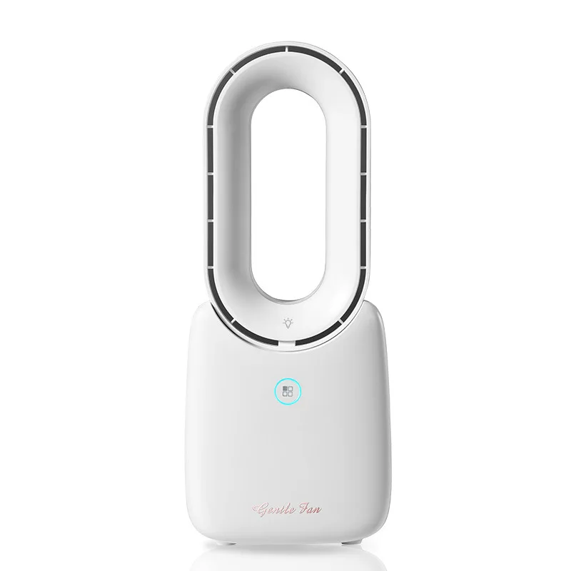 USB Ultra-quiet Fans No Leaf Fans Rechargeable Portable Desktop Bladeless Fan For Home Office