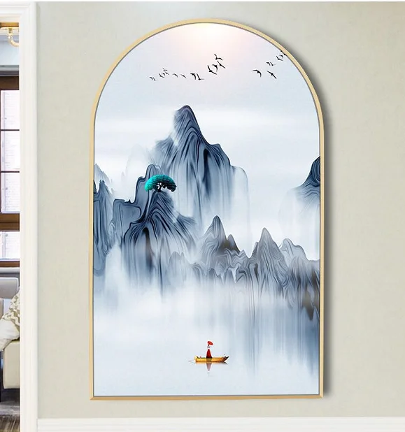 Processing of aluminum alloy tunnel shaped picture frame door type intelligent picture frame