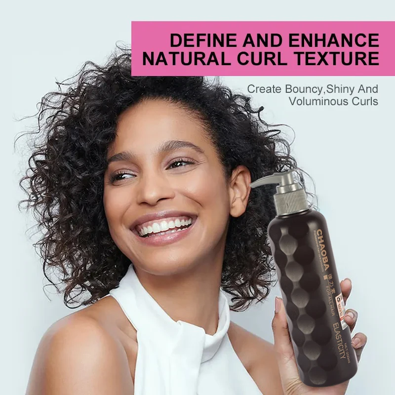 Private Label Professional Curly Hair Styling Organic Argan Oil Curl Defining Essence For Curls Coils And Waves Hair