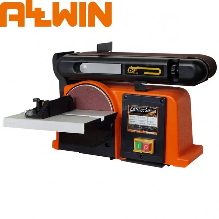 100*914mm Belt Easy Accessibility Woodworking Belt Disc Sander for Garage Electric Industrial Cast Iron Customizable 80# & 80#