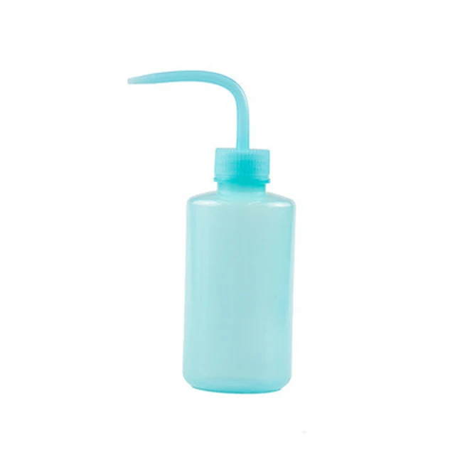 250ml Eyelash Extension Elbow Flush Bottle Wash Squeeze Bottle Non-Spray 3 Colors Tattoo Diffuser Soap Supply Wash Bottle