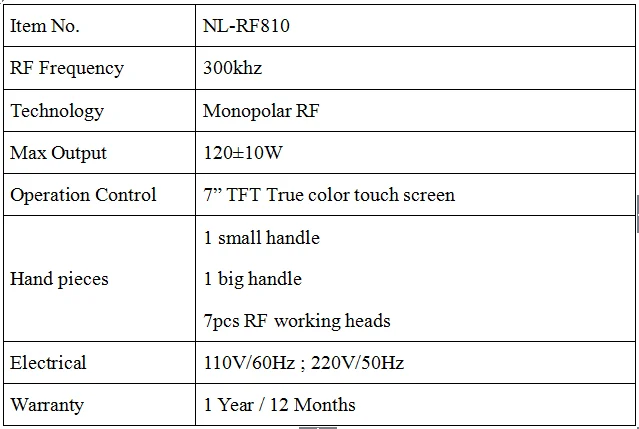 OEM High-Efficient Portable RF Face And Body Lifting Massager Radiofrequency Monopolar Mono Polar Device For Spa Use