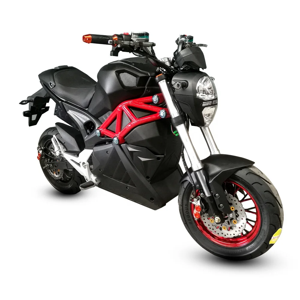 High Speed Power Bikes Lithium 2000w 3000w Electric Motorcycle Scooter