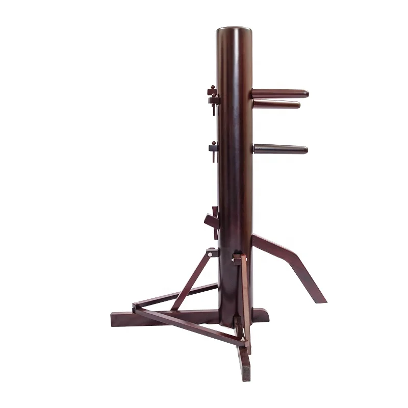 High quality customized Chinese martial arts wing chun training fitness equipment accessories wooden dummy arms