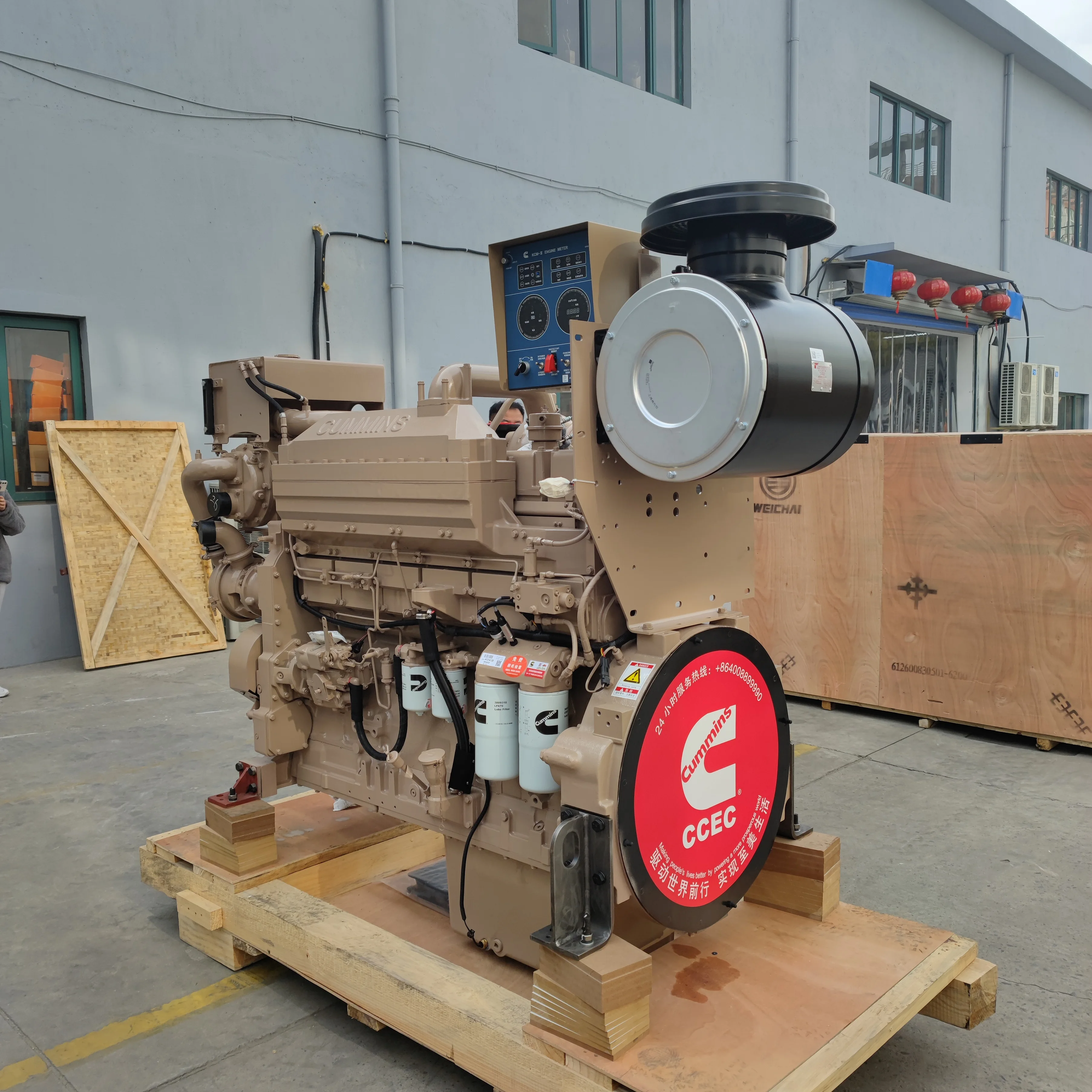 Original Boat Engines 600HP 1800 rpm KTA19-M600 outboard marine diesel engines for sale