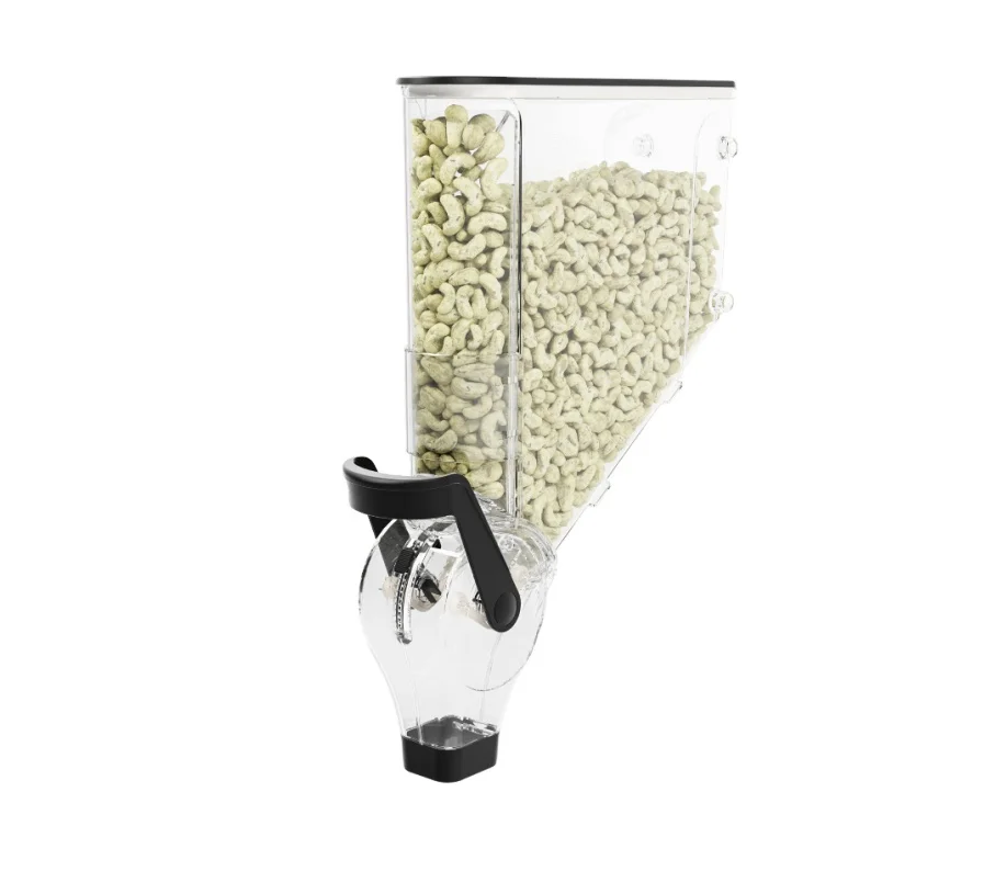 supermarket display plastic gravity bin dispensadores de granos grain dispenser for bulk foods