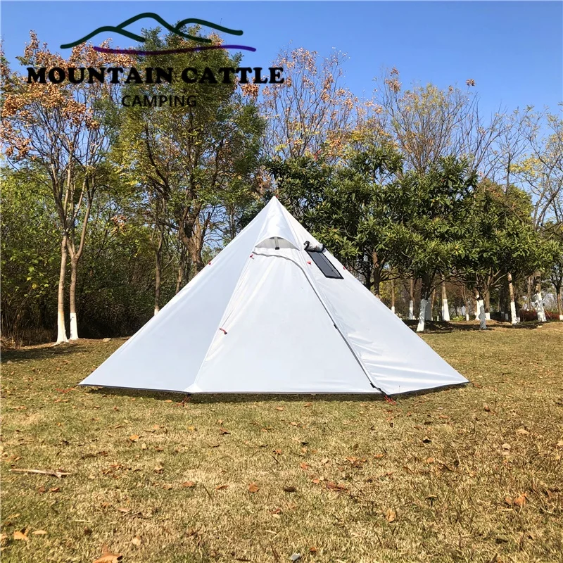 MCETO TX320 3-4 Person Ultralight Outdoor Pyramid Teepee Tent For Hiking Camping Bushcrafter Equipment