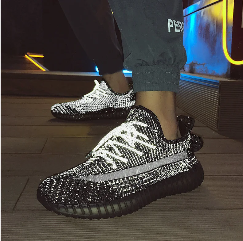Мужская мода 2020 кроссовки Yeezy 350V2 для бега повседневная спортивная обувь оригинальный логотип лучшее