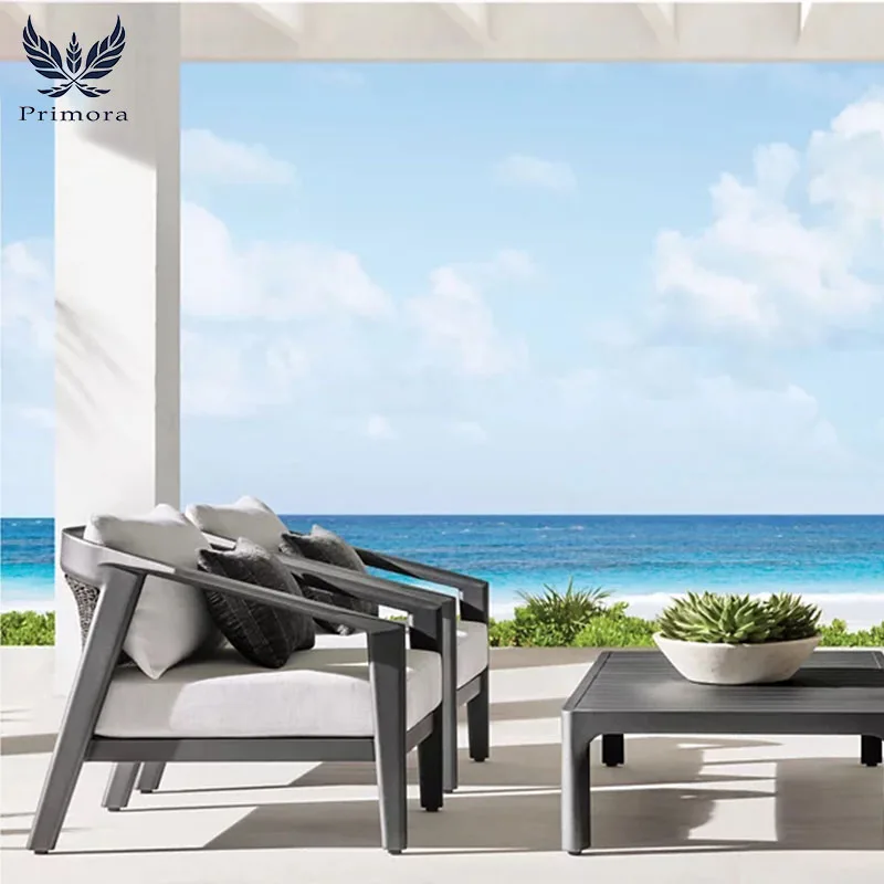 custom outdoor steel furniture amazonia 3 piece eucalyptus patio seating set aluminum garden furniture wicker