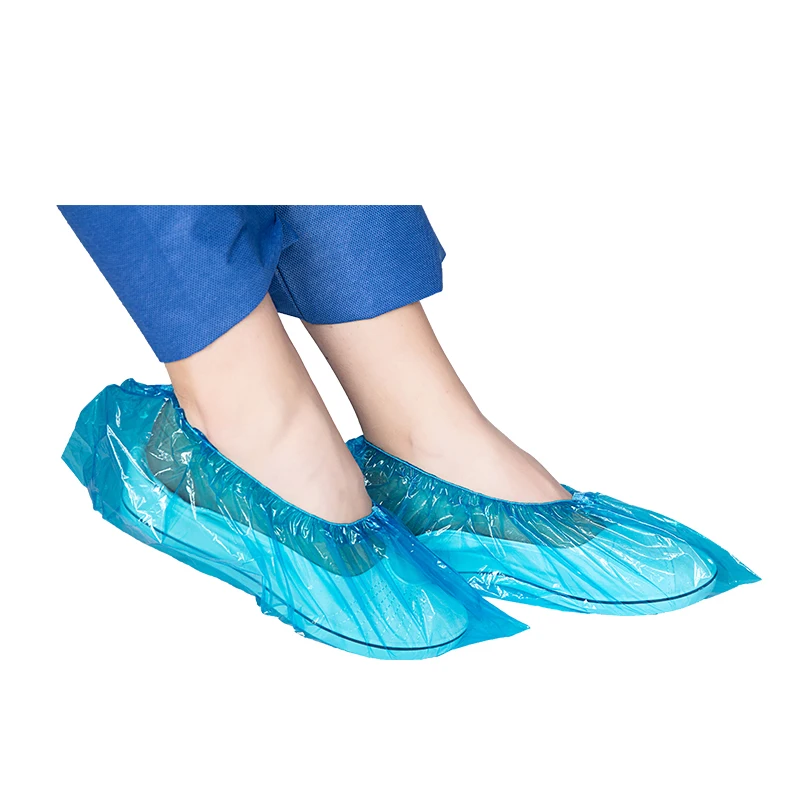 China ISO 9001 Manufacturer Customized Medical Antistatic Polypropylene Waterproof Disposable PE Shoe Covers