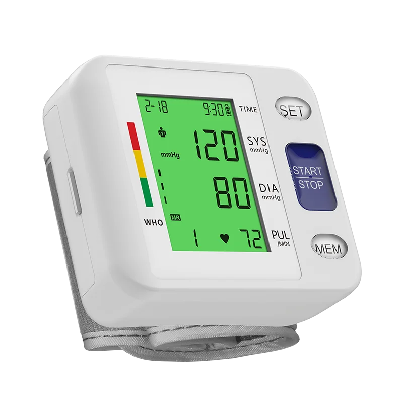 Digital BPM Holter device automatic Bp Sphygmomanometer for  wrist blood pressure monitor Accurate