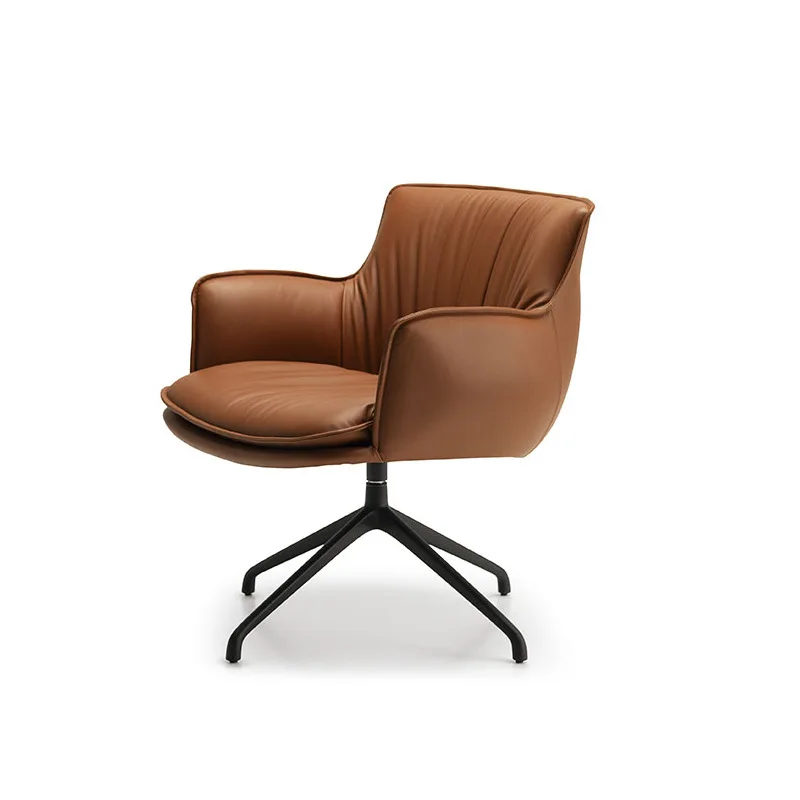 Wholesale Hot Style Modern Single Seat Leather Sofa Lazy Chair with Carbon Steel Frame for Home Office Furniture Sofa Chairs