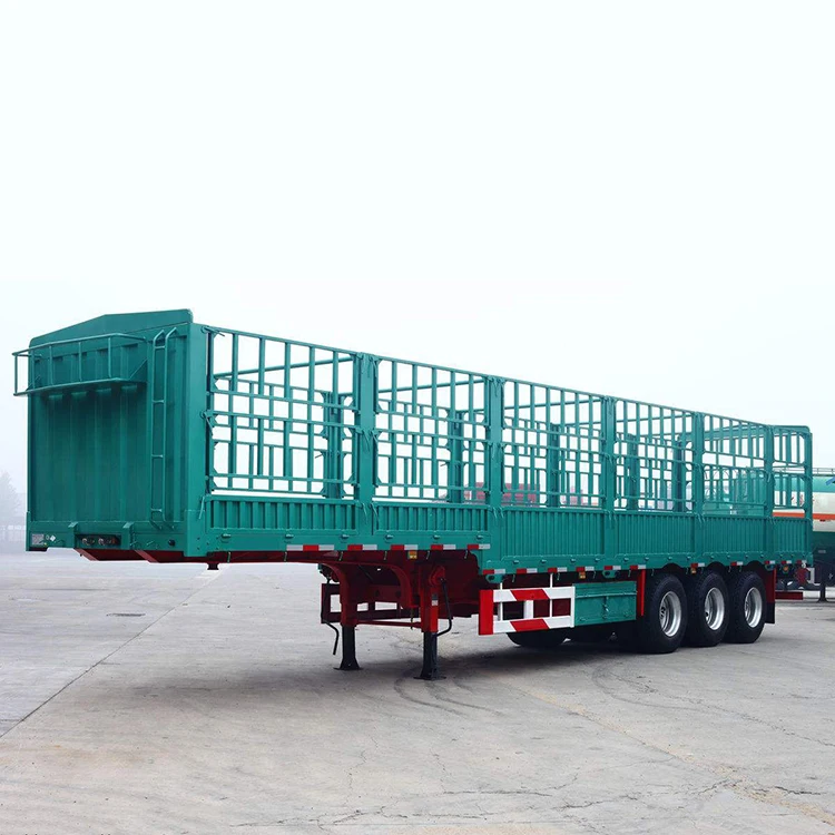 40ft General Cargo Semi Trailer For Logostic company 1.8m Drop side trailer
