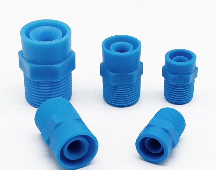 BYCO Blue Plastic Full cone Sprayer nozzle,High pressure water jet nozzle