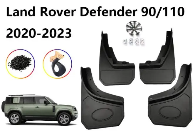 Auto Mudflaps Splash Guards Truck Mudguard for Land Rover Defender 110 90 Car Mudguards