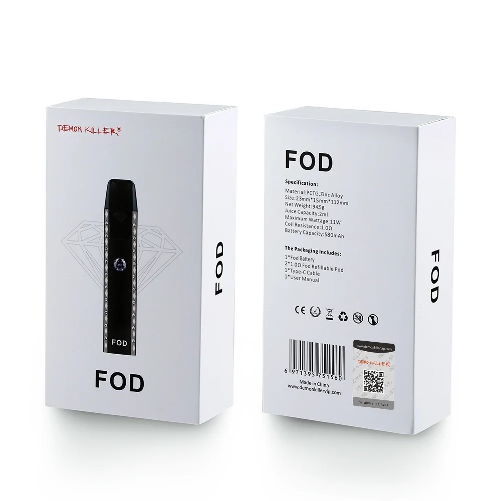 
2020 new product refillable and rechargeable vape pen pod 2.0ml device system campatiable caliburn pod 