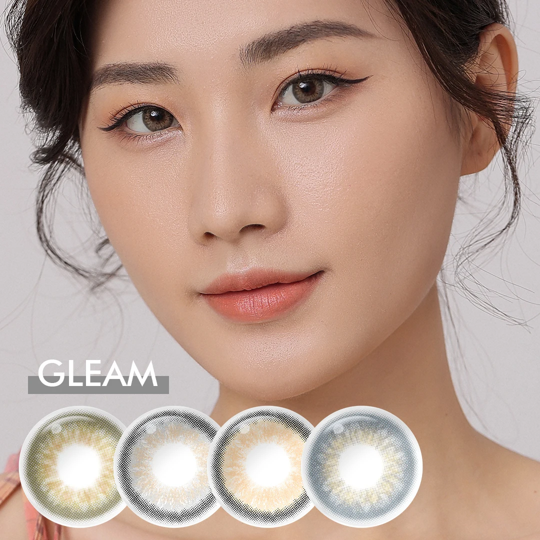 Gleam 6 Colors contact lenses Contacts soft lens  lentes de contacto for eye cosmetic color Magister contact lens