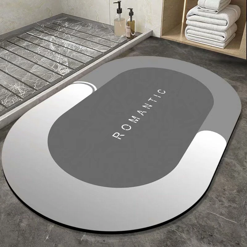 wholesale Hot sell Quick-Drying Soft Strong Non-Slip super absorbent floor mat diatomite bath mat in China