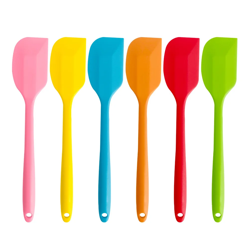 Silicone Spatulas 11 inch Rubber Spatula Heat Resistant Seamless One Piece Design Non-Stick Flexible Scrapers Baking Mixing Tool