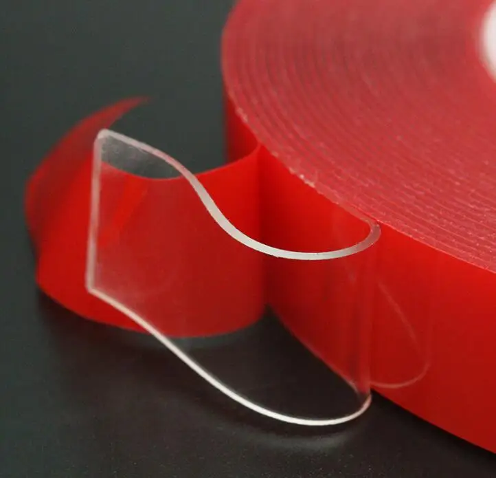 0.4mm 0.5mm 0.8mm 1mm 1.5mm 2mm 3mm Double Sided Sticki Tape Foam Acryl For Photo Window Door Metal Aluminium Advertising Sign