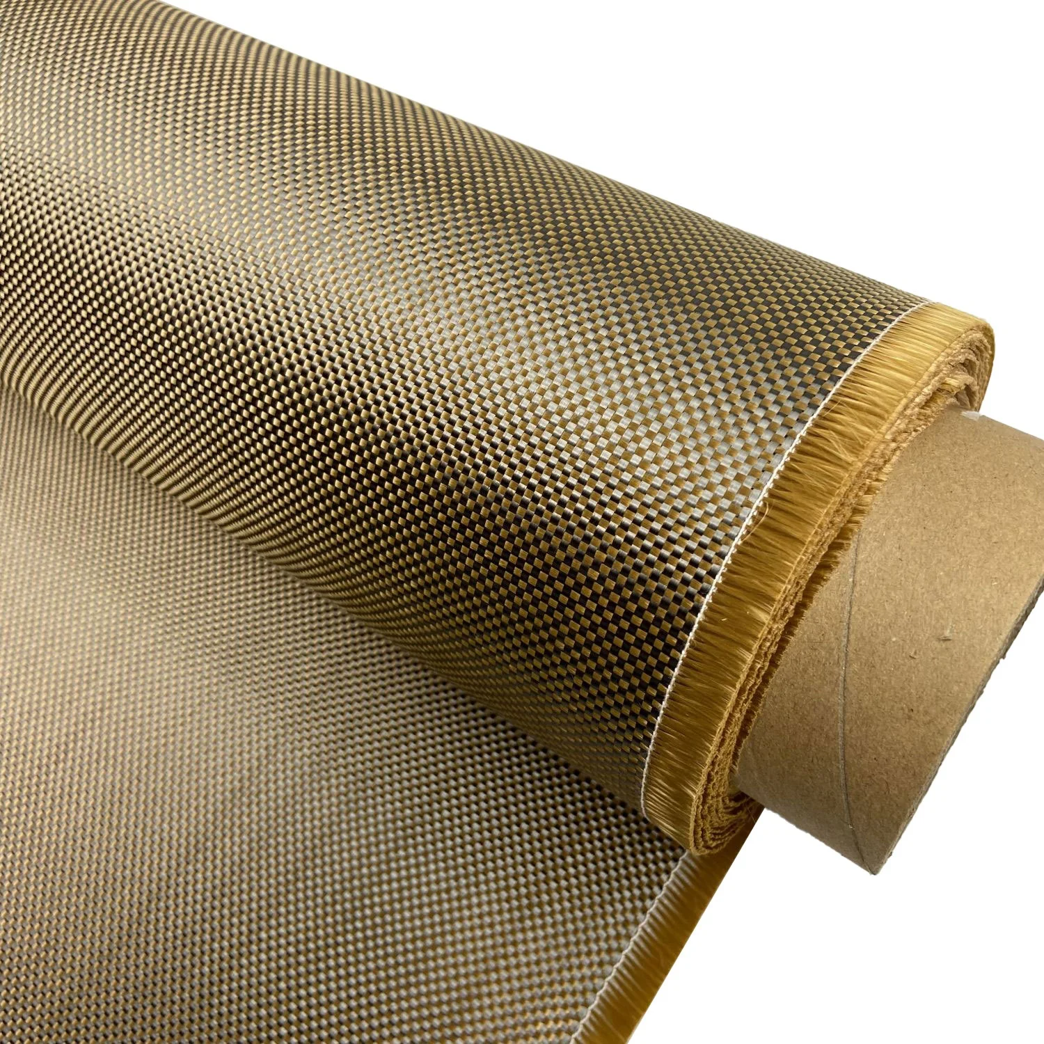 Plain Weave Carbon PBO Fiber Hybrid Fabric Roll