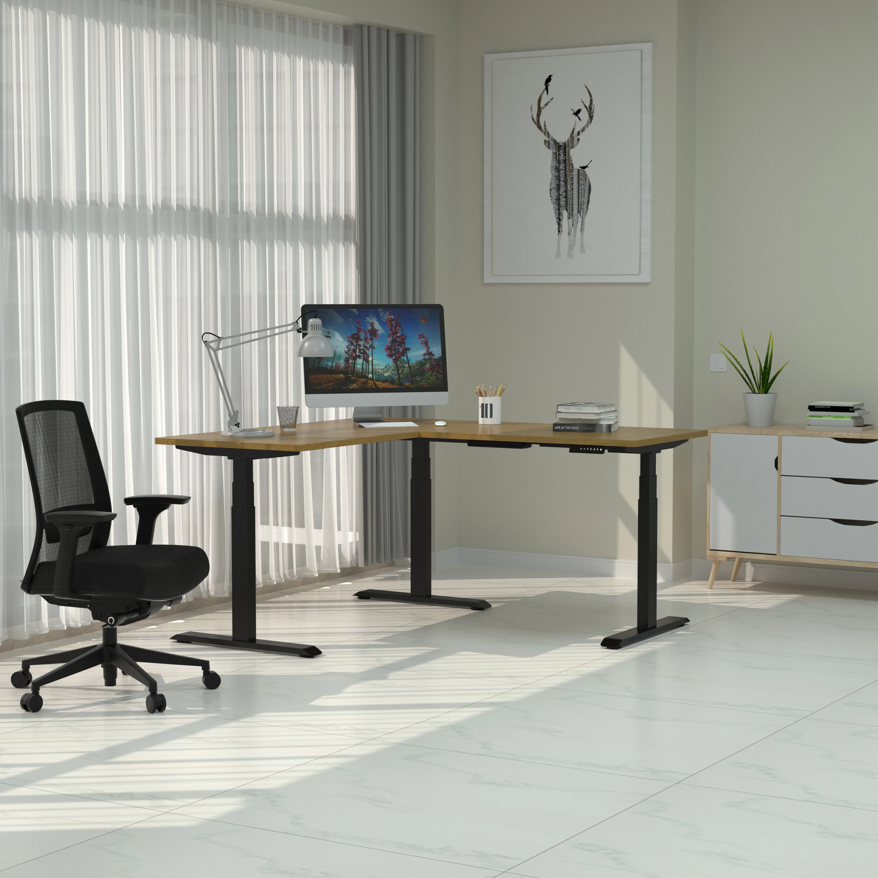 Hot sale  Smart Sit Large Height Work Computer Standing Laptop Stand Student Ergonomic sit stand Desk