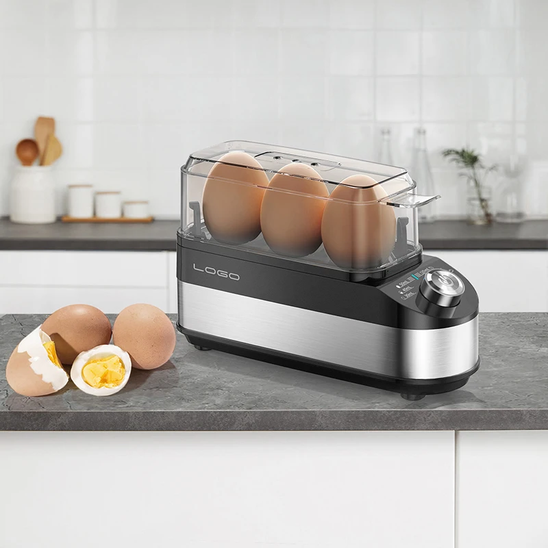 Direct Manufacturer Household Multi Colors Stainless Steel Electric 3 in 1 Auto-off Mini Rapid Egg Cooker