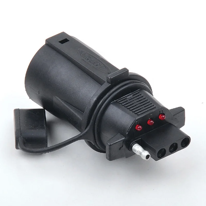 Professional Manufacturer High Quality Adapter Trailer Plugs Trailer PARTS 7 Way to Flat 4 Way with Tester