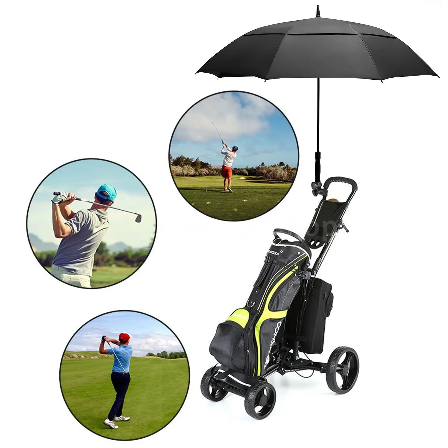 Foldable and Adjustable Multifunctional Umbrella Portable and Lightweight umbrella Automatic Open Golf Umbrella