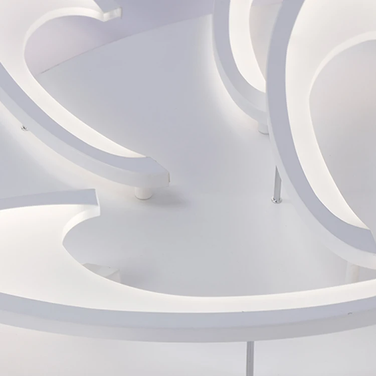 Modern Indoor Lighting Home Decoration Iron Acrylic Ceiling Lamp 30w 60w 120w 150w Luxury Led Ceiling Light