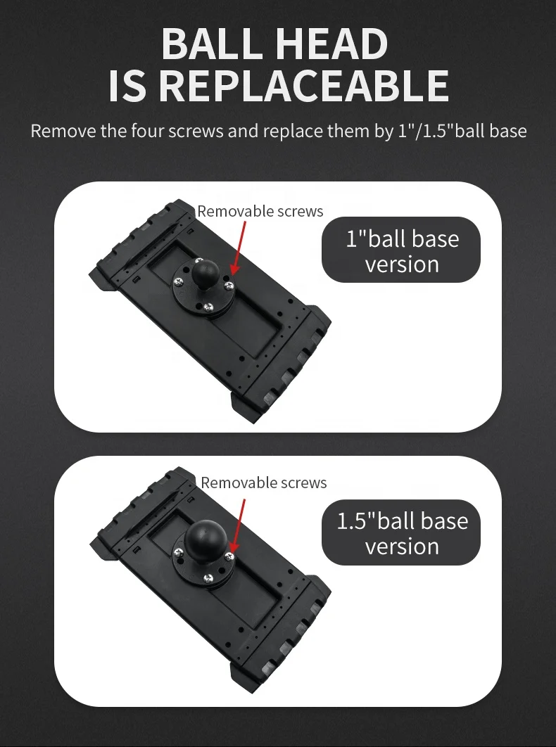 Drill Down Tablet Holder Mount with Short/Medium/Long Double socket Arm for SAMSUNG galaxy Tab Active pro and more