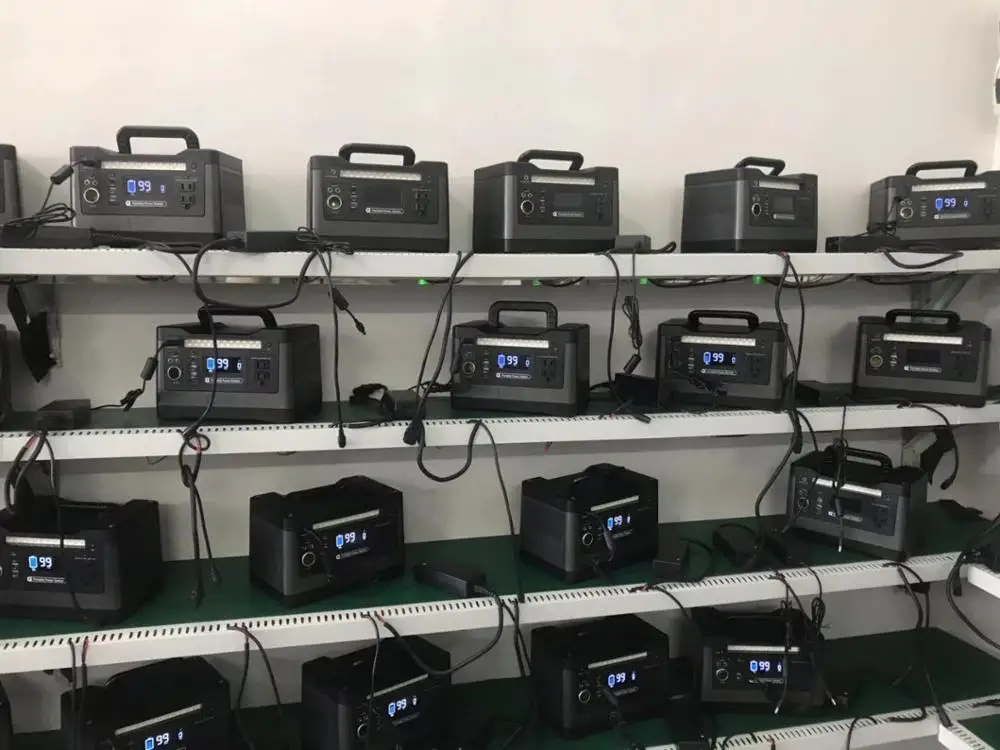 camping home use all in one lithium ion battery 220V UPS 500W portable solar power generator