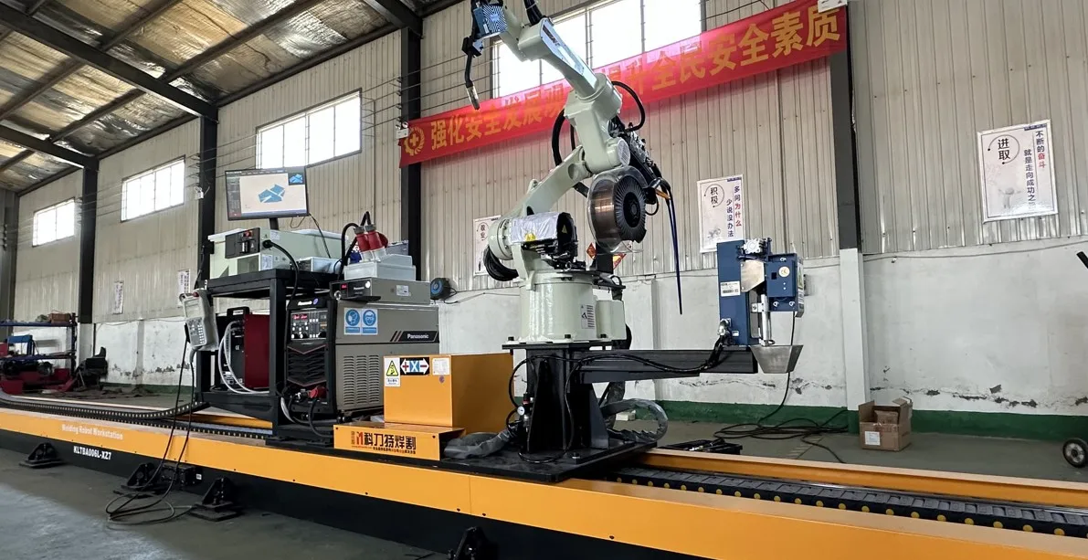 Robotic Welding Machine for Semi Trailer Main Beam Assembling Trailer Line
