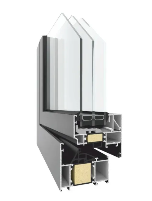 Prima Modern Factory Sale Building Materials Vinyl Casement Windows  Commercial Upvc Pvc Plastic Garden